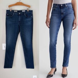 AG Adriano Goldschmied Contour 360 Prima Cigarette Leg Jeans Model Off Duty